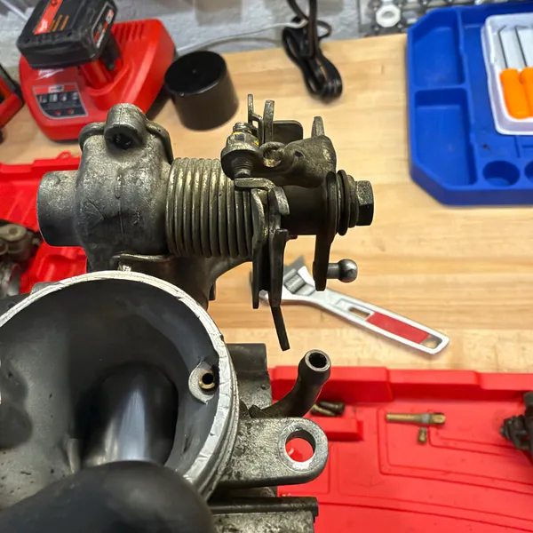Slide, spring and the body it came from. The slide bore was clean, the diaphragm was not.