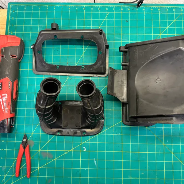 Same parts, rearranged. The boots are still pliable, which was the thing I was worried about. The filter frame gasket is not.